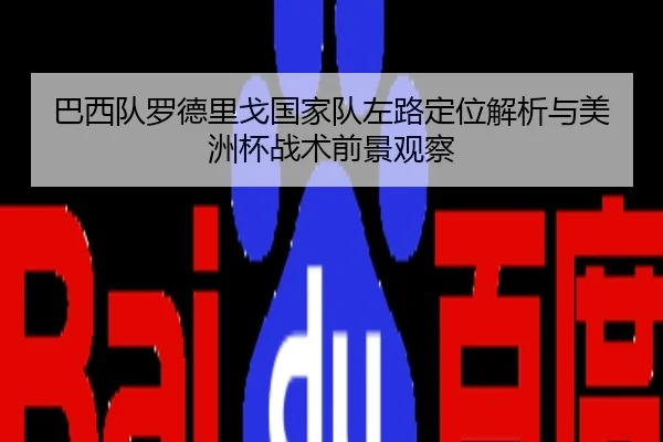 巴西队罗德里戈国家队左路定位解析与美洲杯战术前景观察